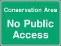 Conservation area no public access