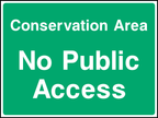 Conservation area no public access