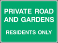Private road and gardens residents only