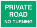 Private road no turning