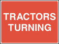 Tractors turning
