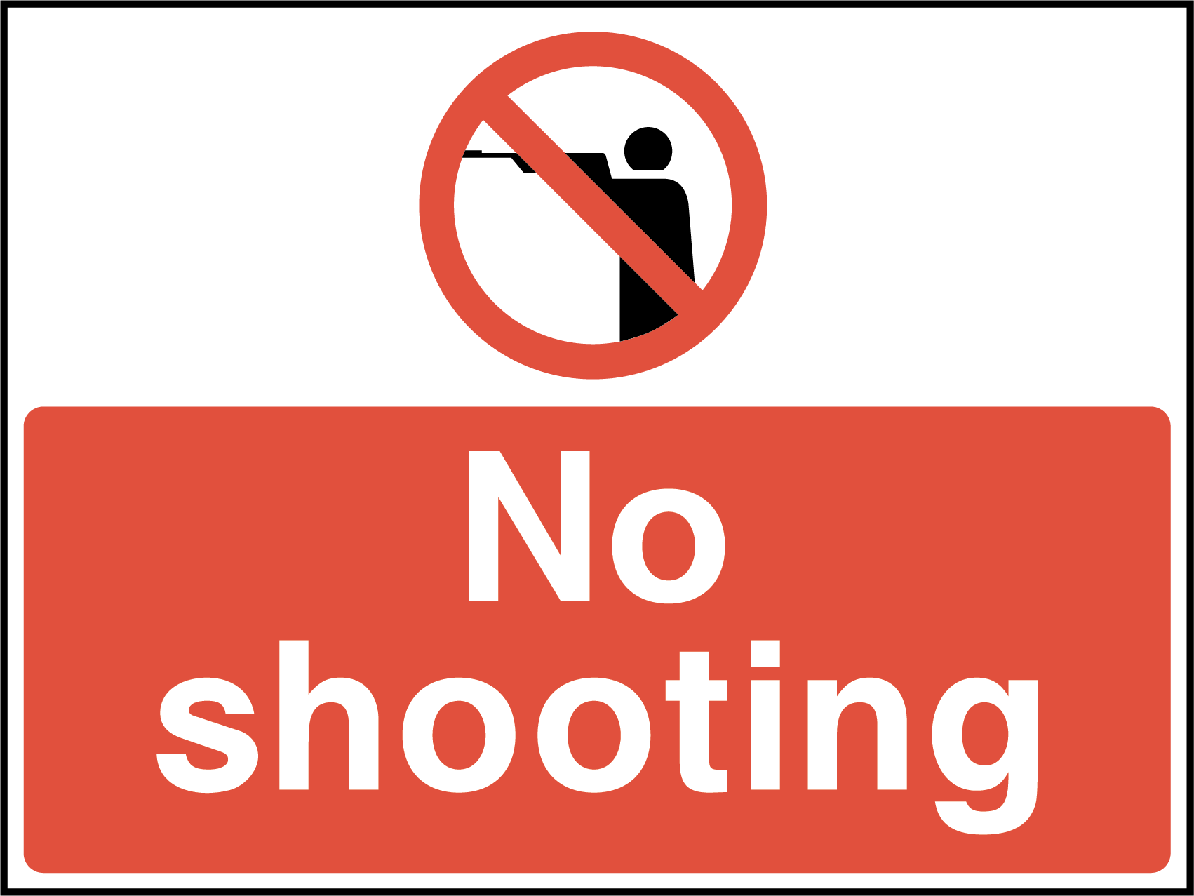 No shooting