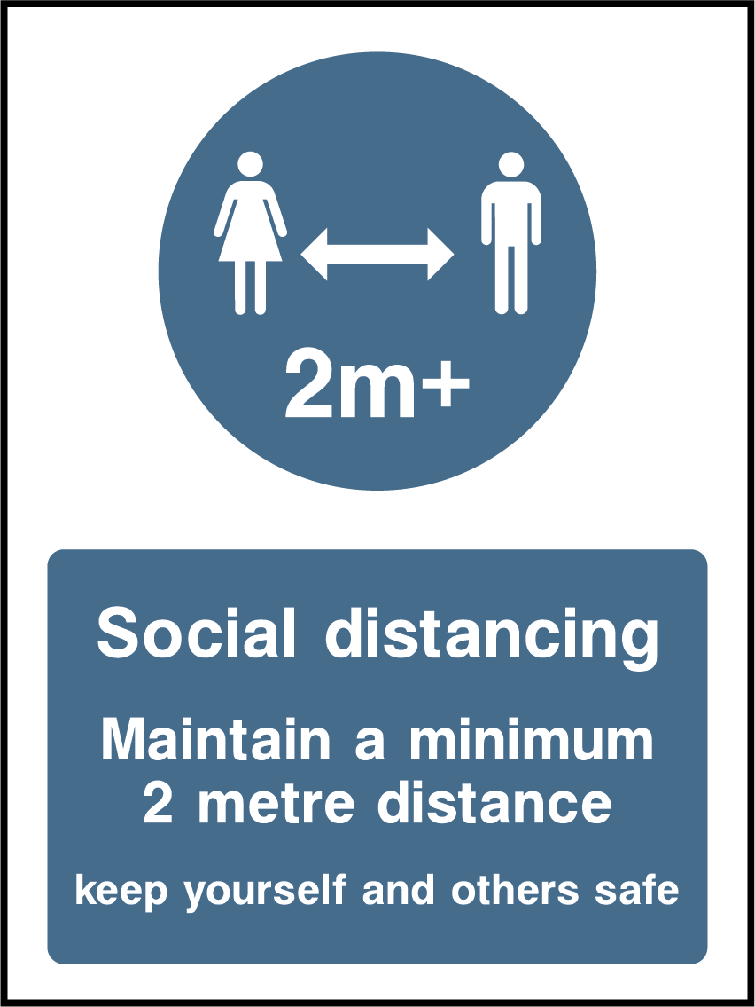 Social distancing (2m)