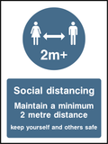 Social distancing (2m)