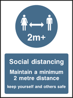 Social distancing (2m)
