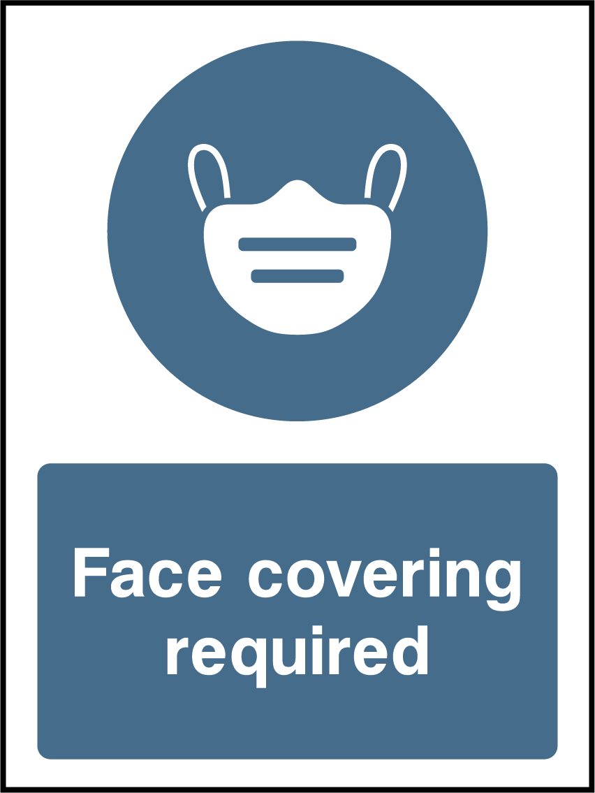 Face covering required