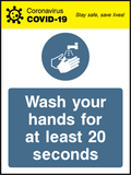 Wash your hands for at least 20 seconds (V2)