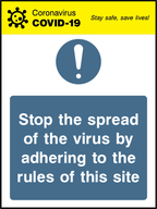 Stop the spread of the virus by adhering to the rules of this site