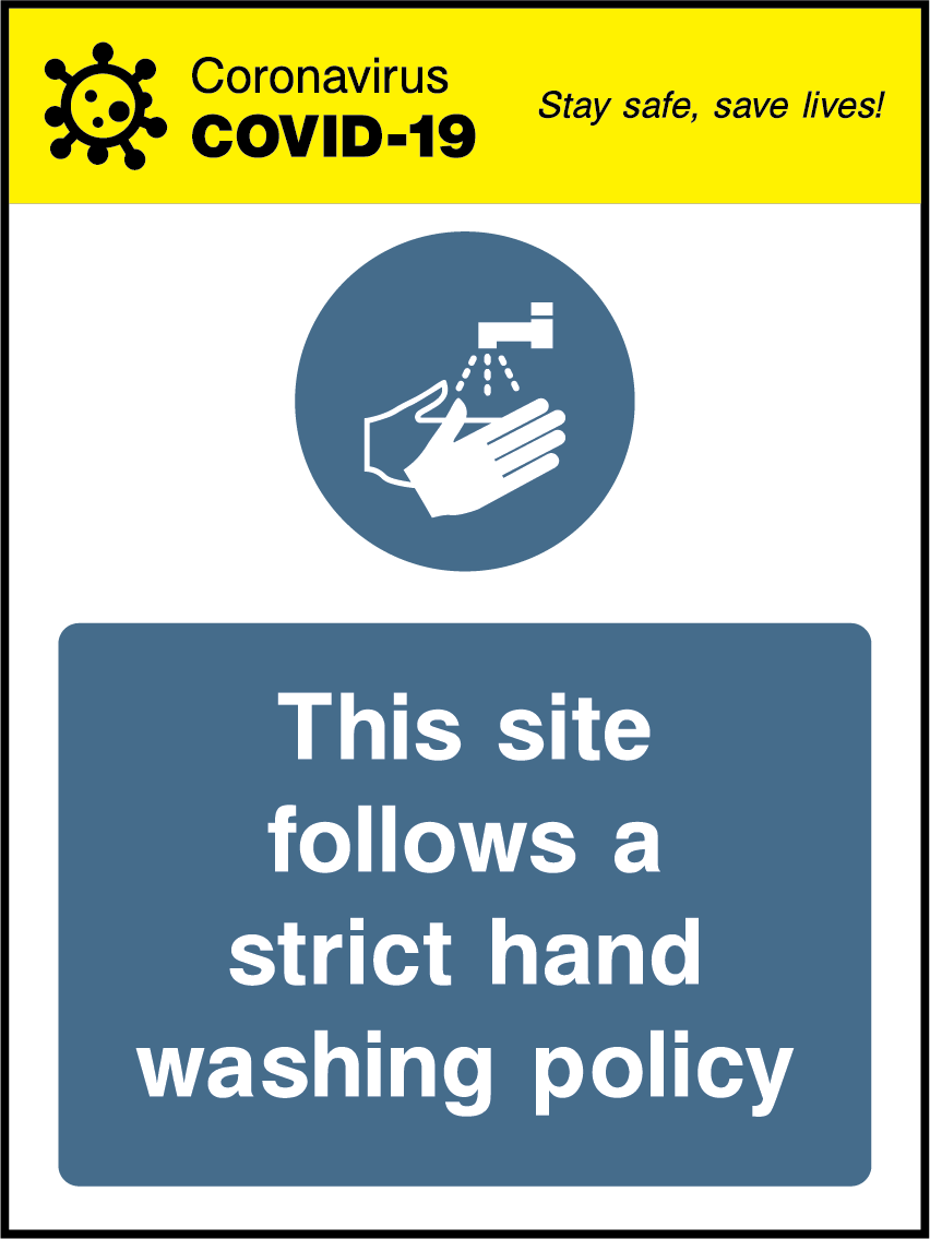 This site follows a strict hand washing policy