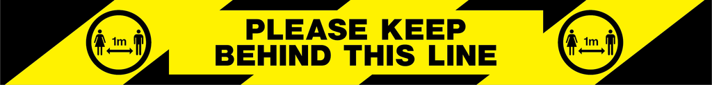 Please keep behind this line (1m)