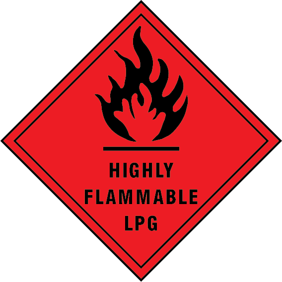 Highly flammable LPG