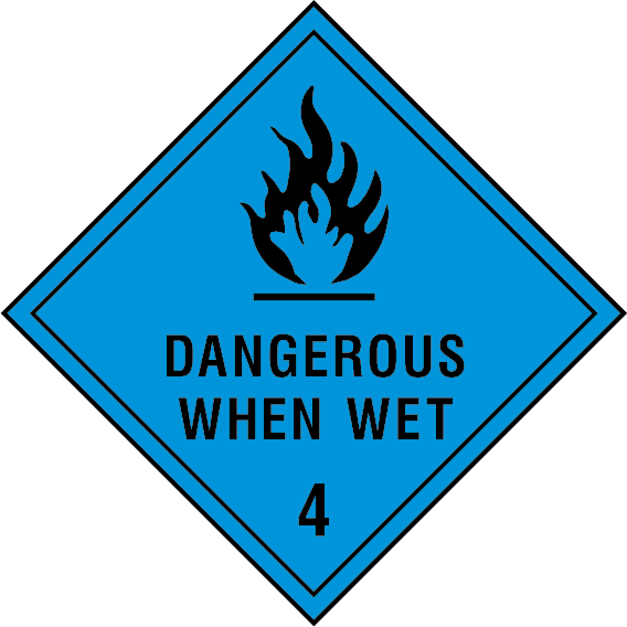 Dangerous when wet