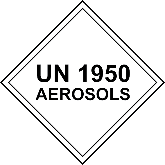 UN 1950 aerosols