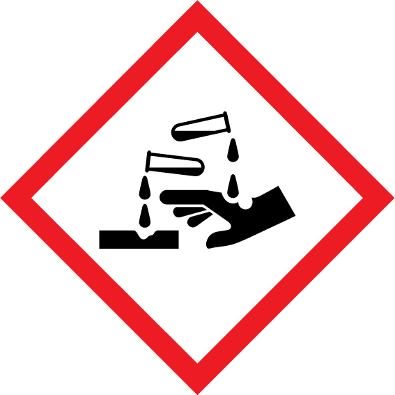 Corrosive mark