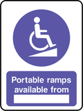 Portable ramps available from _