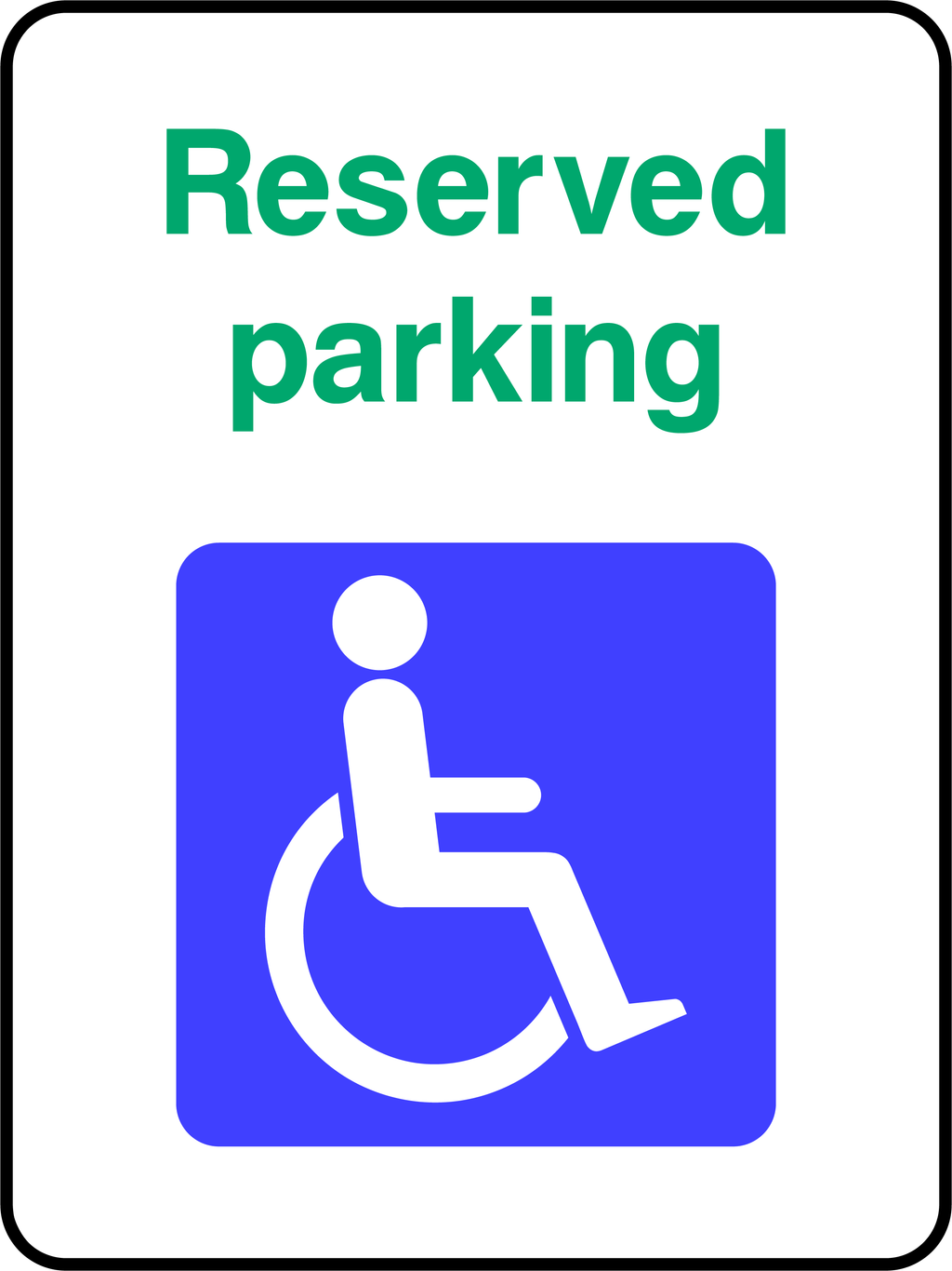 Reserved parking (V1)