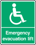 Emergency evacuation lift