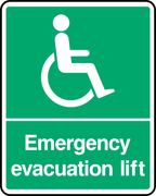 Emergency evacuation lift