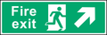 Fire exit (top right arrow)
