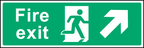 Fire exit (top right arrow)