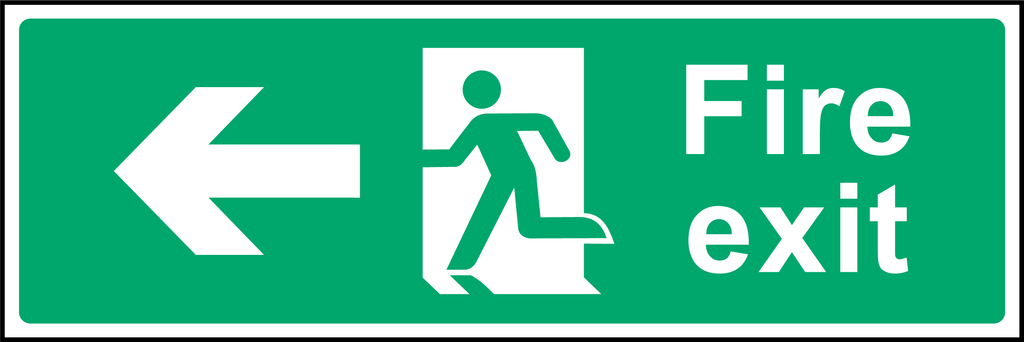 Fire exit (left arrow)