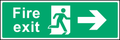 Fire exit (right arrow)