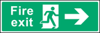 Fire exit (right arrow)