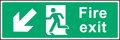 Fire exit (bottom left arrow)
