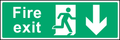 Fire exit (down arrow)