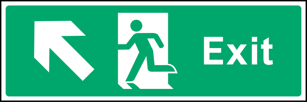 Exit (top left arrow)