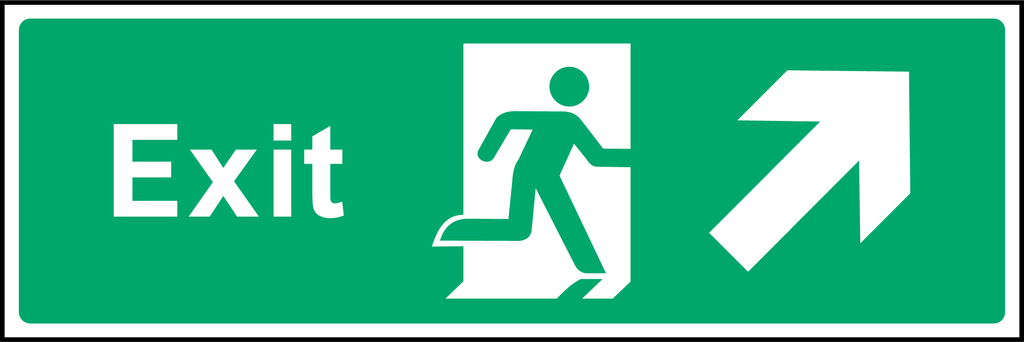 Exit (top right arrow)