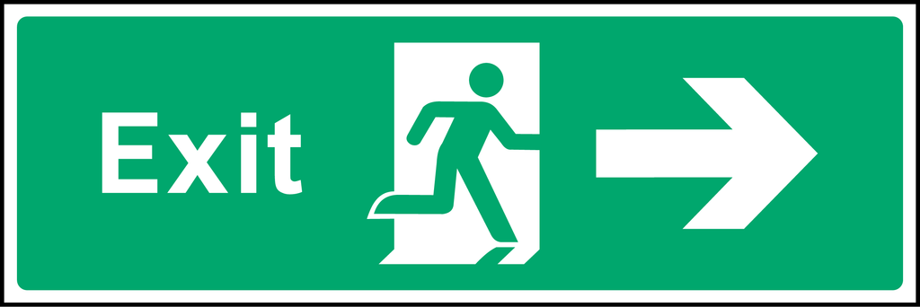 Exit (right arrow)