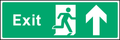 Exit (up arrow)