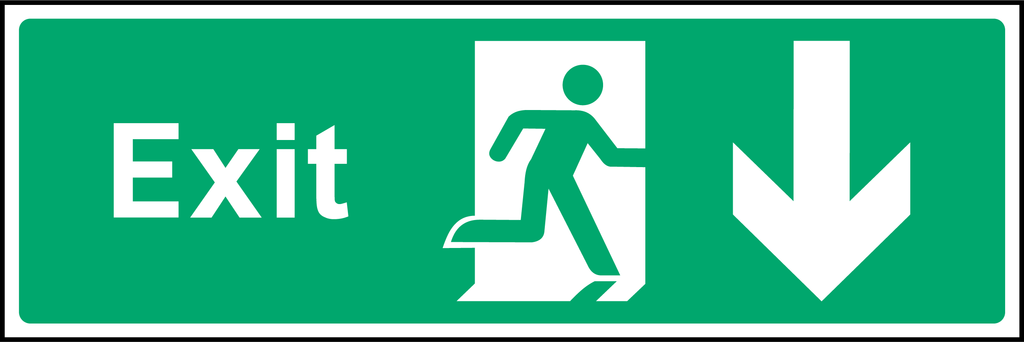 Exit (down arrow)