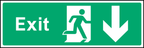 Exit (down arrow)