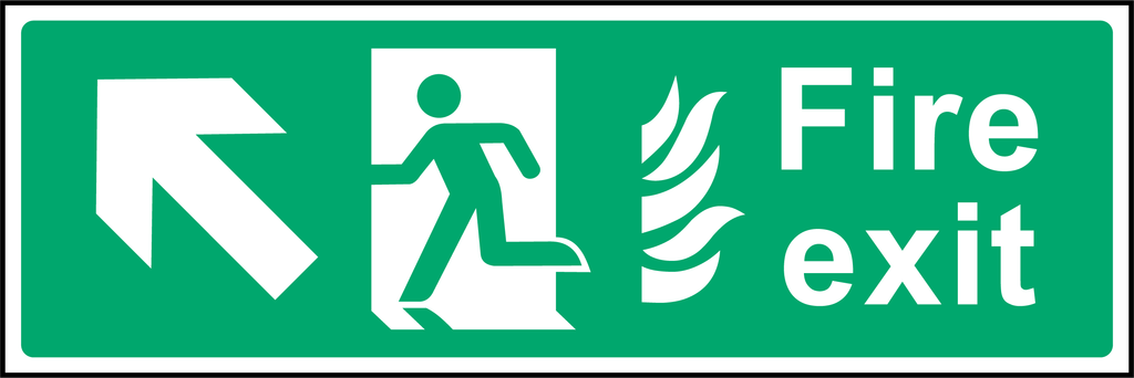 Fire exit V2 (top left arrow)
