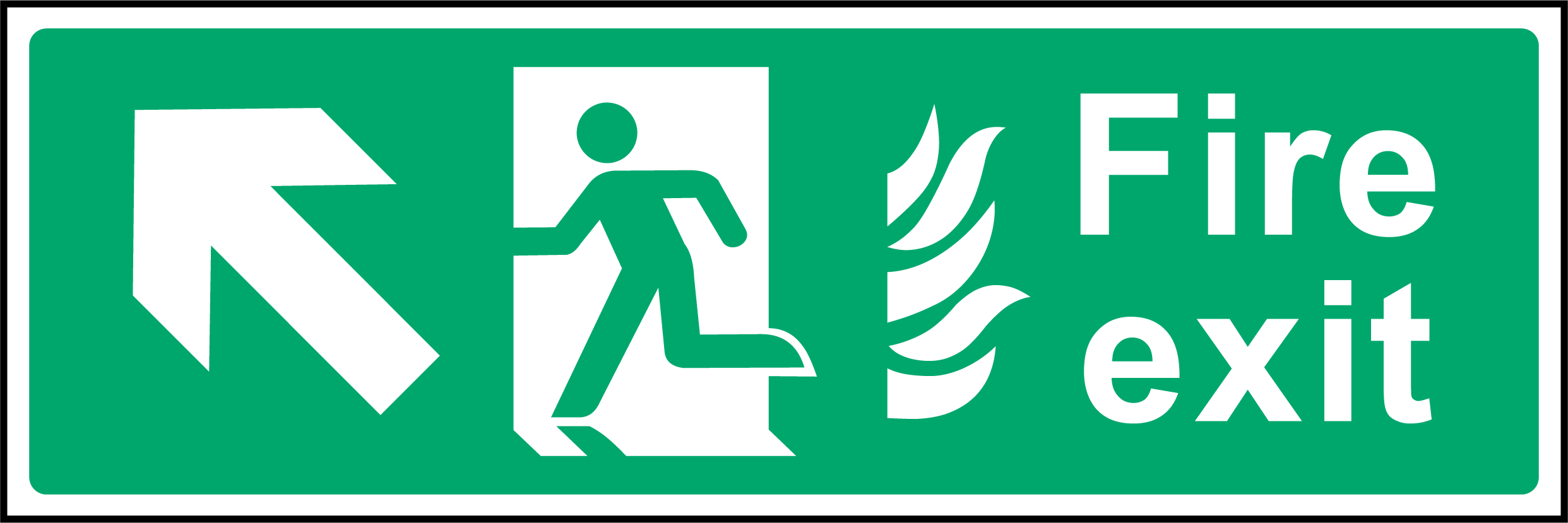 Fire exit V2 (top left arrow)