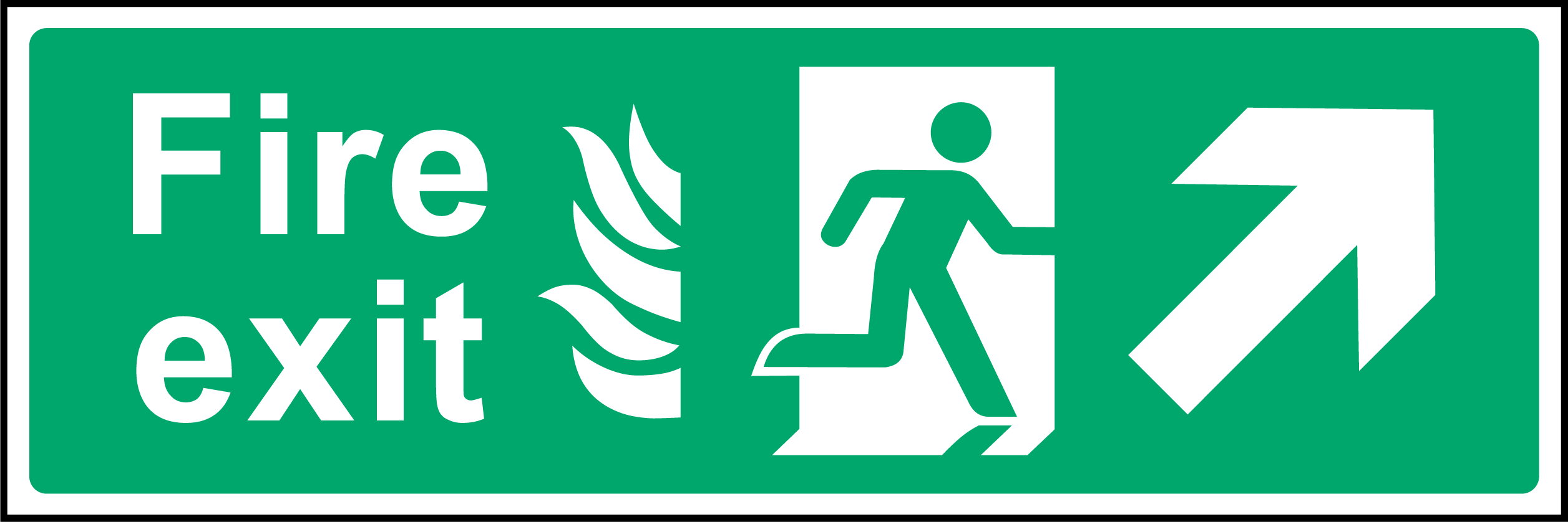 Fire exit V2 (top right arrow)