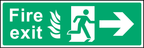 Fire exit V2 (right arrow)