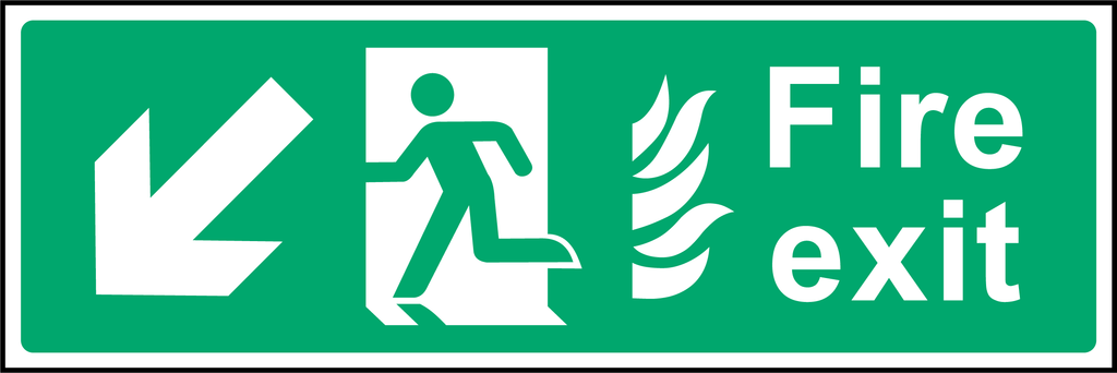 Fire exit V2 (bottom left arrow)