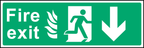 Fire exit V2 (down arrow)