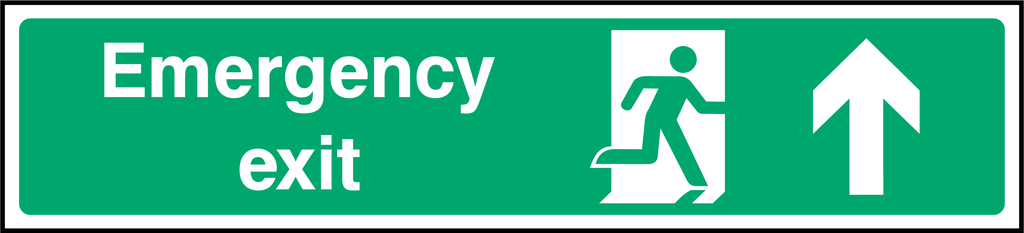 Emergency exit (up arrow)