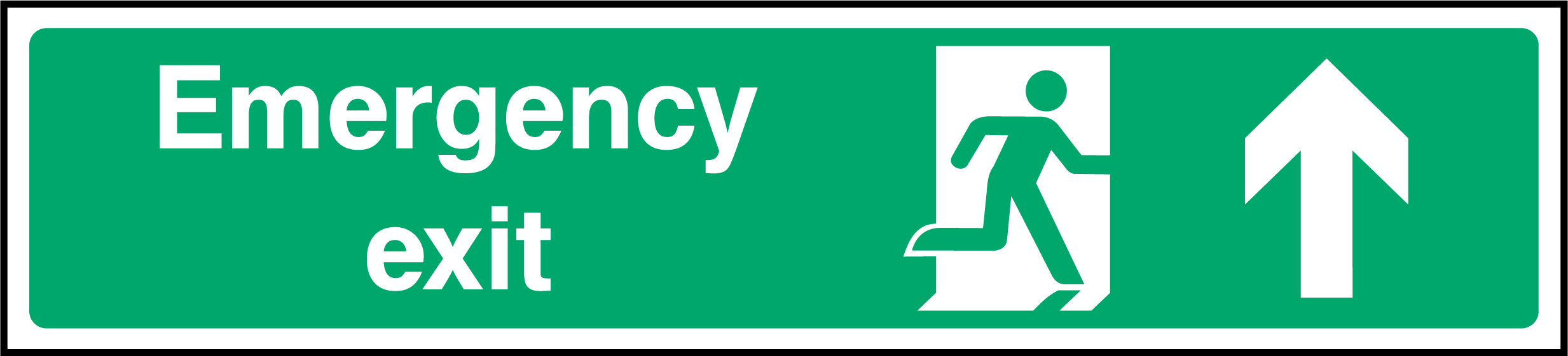 Emergency exit (up arrow)