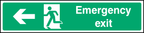 Emergency exit (left arrow)