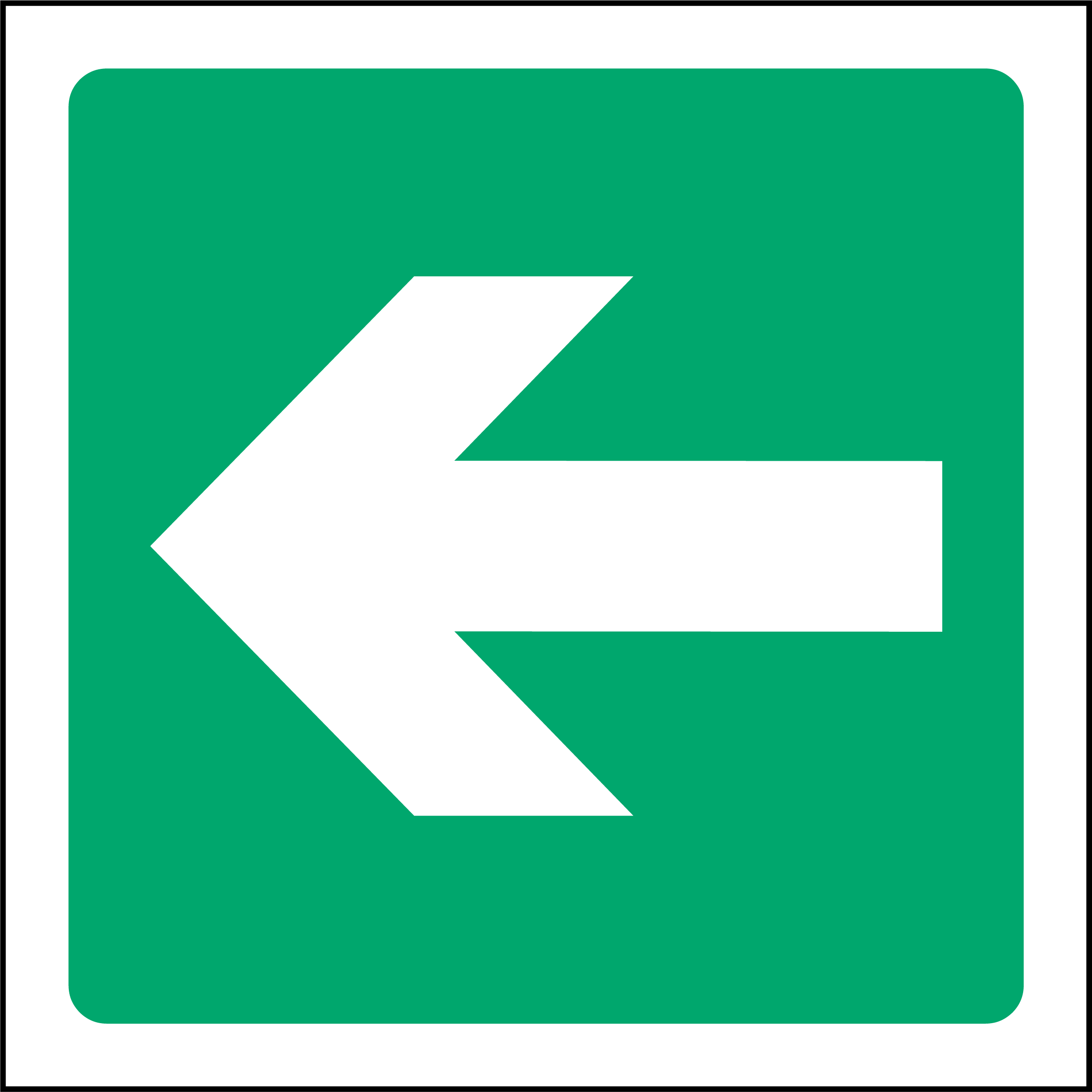 Left arrow