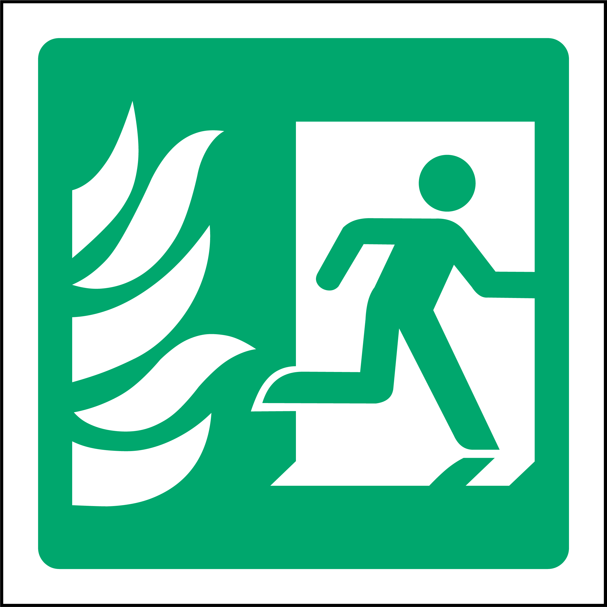 Emergency exit just icon (V2)