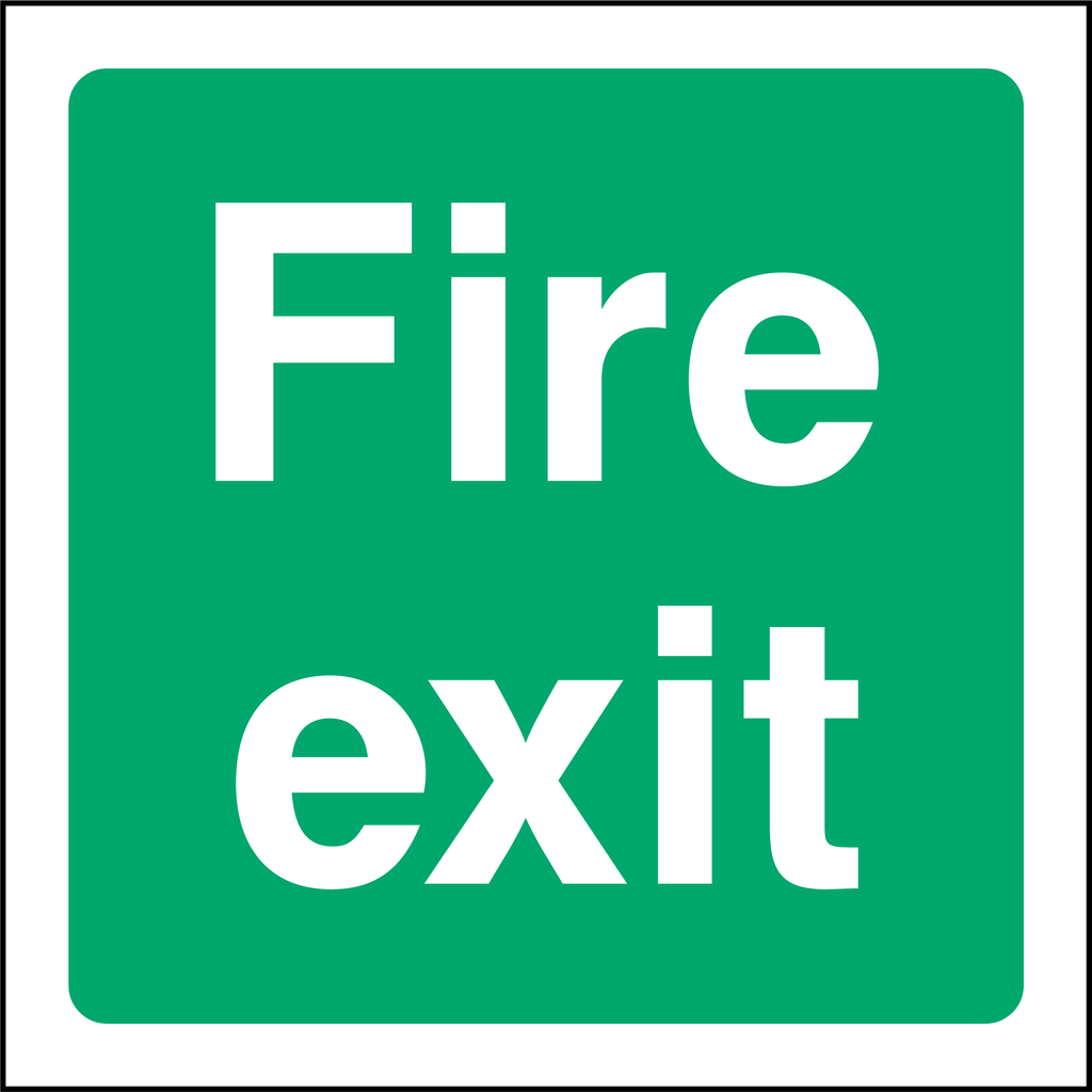 Fire exit