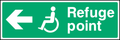 Refuge point (left arrow)