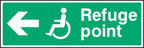 Refuge point (left arrow)