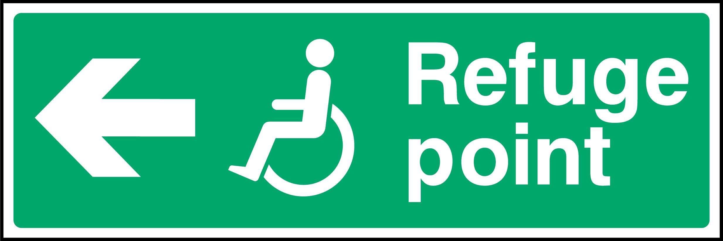 Refuge point (left arrow)
